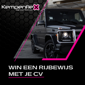 Win een Rijbewijs met je CV!