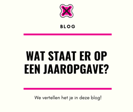 Wat staat er op een jaaropgave?