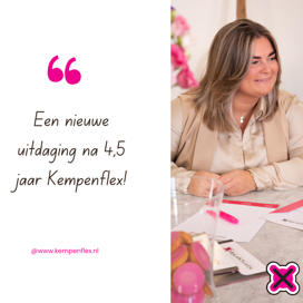 Een nieuwe uitdaging na 4,5 jaar Kempenflex!