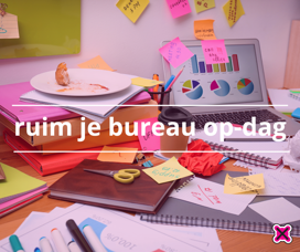 Tweede maandag van januari is 'ruim je bureau op' dag!